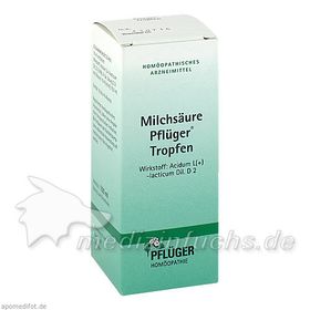 Milchsäure Pflüger Tropfen, 100 ML – PZN 1222406 из Германии