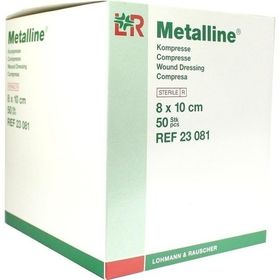 METALLINE KOMPR STER 8X10, 50 ST – PZN 1495707 из Германии