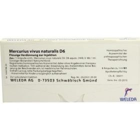 MERCURIUS VIVUS NATUR D 6, 8X1 ML – PZN 1624346 из Германии