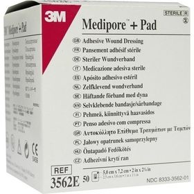 Medipore plus Pad steriler Wundverband 3562E, 50 ST – PZN 1681143 из Германии