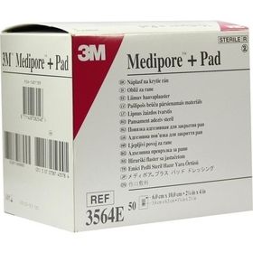 Medipore plus Pad steriler Wundverband 3564E, 50 ST – PZN 1681189 из Германии