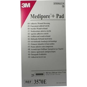 Medipore plus Pad steriler Wundverband 3570E, 25 ST – PZN 1681249 из Германии