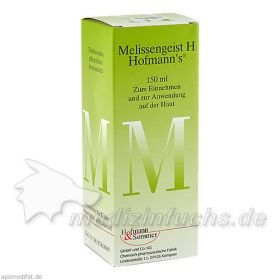 Melissengeist H Hofmann's, 150 ML – PZN 1822388 из Германии