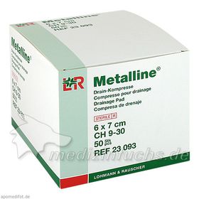 METALLINE DRAIN KOMPR 6X7, 50 ST – PZN 2072713 из Германии