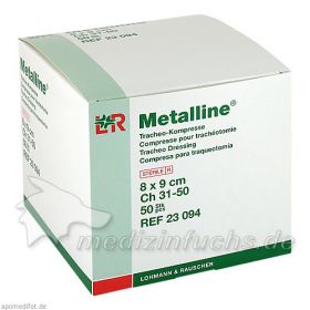METALLINE TRACHEO 8X9, 50 ST – PZN 2072736 из Германии