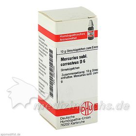 MERCURIUS SUBL CORR D 6, 10 G – PZN 2927480 из Германии