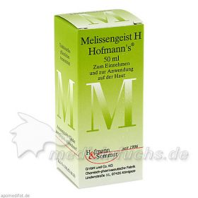 Melissengeist H Hofmann's, 50 ML – PZN 3525660 из Германии