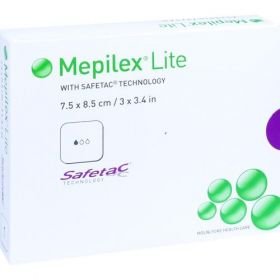 MEPILEX LITE 7.5X8.5 CM STERIL, 5 ST – PZN 3642443 из Германии