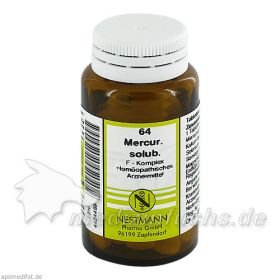 MERCURIUS SOLUBILIS F Komplex Nr.64 Tabletten, 120 ST – PZN 4484489 из Германии