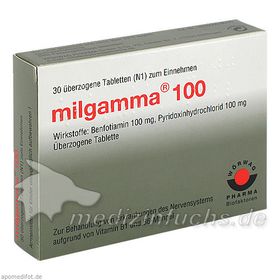 MILGAMMA 100MG, 30 ST – PZN 4847294 из Германии