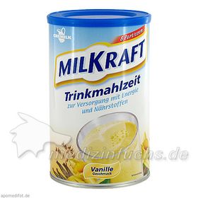 MILKRAFT Trinkmahlzeit Vanillegeschmack, 480 G  – PZN 5980701 из Германии