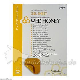 MEDIHONEY ANTIBAKTERIELLER GELVERBAND 10x10cm, 10 ST – PZN 5994844 из Германии