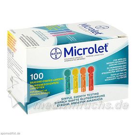 MICROLET Lanzetten, 100 ST – PZN 6691181 из Германии