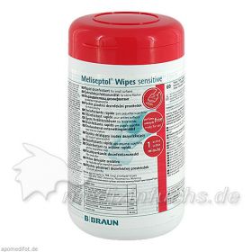 MELISEPTOL Wipes sensitive Spenderbox, 60 ST – PZN 6810007 из Германии