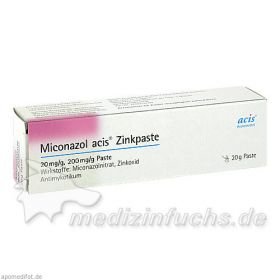 Miconazol acis Zinkpaste, 20 G – PZN 6915261 из Германии