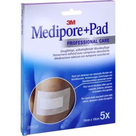 Medipore + Pad 3M 10.0 cm x 10.0 cm, 5 ST – PZN 7194800 из Германии