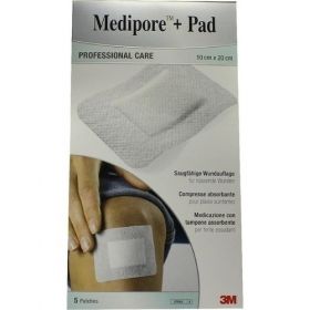 Medipore + Pad 3M 10cmx20cm, 5 ST – PZN 7194823 из Германии