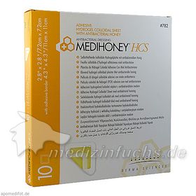 Medihoney HCS Hydrogelverband 7.2x7.2cm adhesiv, 10 ST – PZN 7241988 из Германии