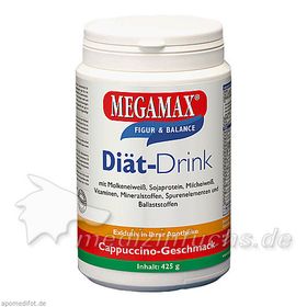 MEGAMAX DIÄT DRINK CAPPUCCINO, 425 G – PZN 7577748 из Германии