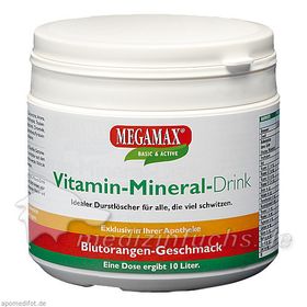 MEGAMAX Vita-Min-Drink Ora, 350 G – PZN 8763312 из Германии