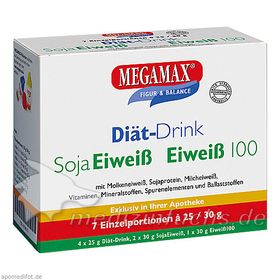 Megamax Diaet-Drink Kombipack Megamax, 7X25 G – PZN 9198179 из Германии
