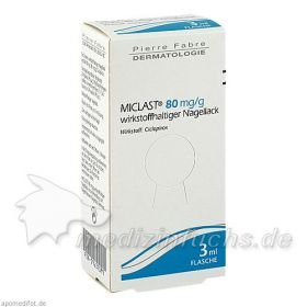 MICLAST 80mg/g wirkstoffhaltiger Nagellack, 3 ML – PZN 9637199 из Германии