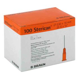 Sterican Ins.einm.kan.0,50x16mm (100 stk) – PZN 3200691 из Германии