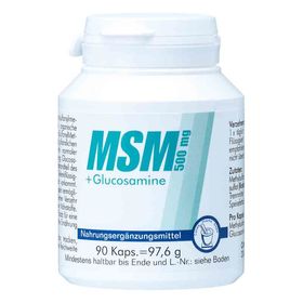 Msm 500 mg + Glucosamine Kapseln (90 stk) – PZN 3383711 из Германии