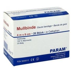 Mullbinden 8 cm mit Cellophan (20 stk) – PZN 3855512 из Германии