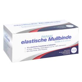 Mullbinden elastisch 8 cm mit Cellophan (10 stk) – PZN 3855713 из Германии