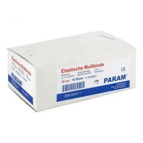 Mullbinden elastisch 10 cm mit Cellophan (10 stk) – PZN 3855771 из Германии