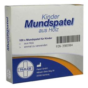 Mundspatel Holz für Kinder (100 stk) – PZN 3903984 из Германии