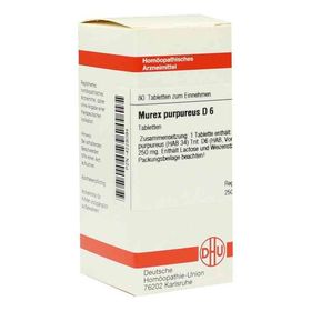 Murex Purpureus D 6 Tabletten (80 stk) – PZN 4228094 из Германии