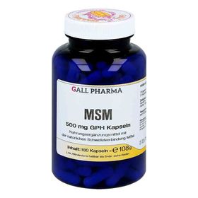 Msm 500 mg Gph Kapseln (180 stk) – PZN 4411674 из Германии
