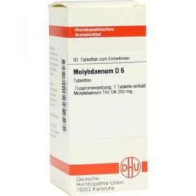 Molybdaenum D 6 Tabletten (80 stk) – PZN 7174648 из Германии