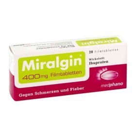 Miralgin 400mg (20 stk)  – PZN 10178957 из Германии