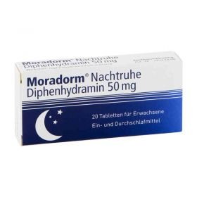 Moradorm Nachtruhe Diphenhydramin 50mg (20 stk) – PZN 10946126 из Германии