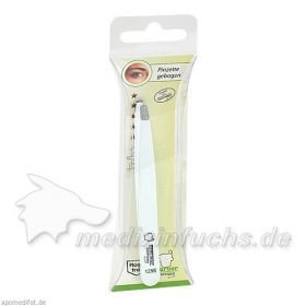 Mörser 125E Pinzette gebogen weiß TOPINOX rostfr., 1 ST  – PZN 11723977 из Германии