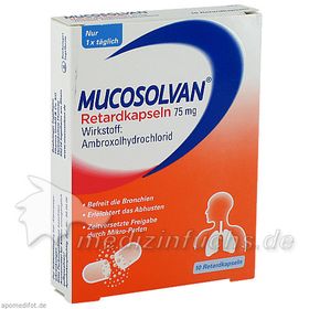 Mucosolvan Retardkapseln 75mg, 10 ST – PZN 1620354 из Германии