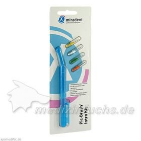 Miradent Pic-Brush Intro Kit transp.blau 1H+4B, 1 ST – PZN 2171941 из Германии