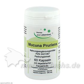 MUCUNA PRURIENS Vegi Kapseln, 60 ST – PZN 2421467 из Германии