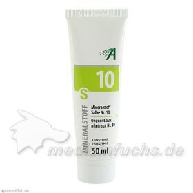 Mineralstoffsalbe Nr.10, 50 ML – PZN 2734410 из Германии