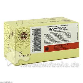 MUCOKEHL D 6, 50X1 ML – PZN 3206624 из Германии