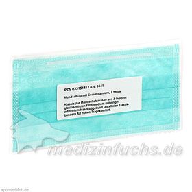 Mundschutz incl. Gummibänder, 1 ST – PZN 3315141 из Германии
