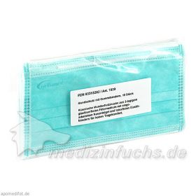 Mundschutz incl. Gummibänder, 10 ST – PZN 3315282 из Германии
