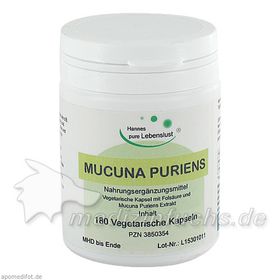 Mucuna Pruriens Vegi Kapseln, 180 ST  – PZN 3850354 из Германии