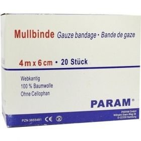 MULLBINDE 6CM O CELL, 20 ST – PZN 3855481 из Германии
