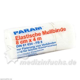MULLBINDE ELAS 8CM M CELL, 1 ST – PZN 3855707 из Германии