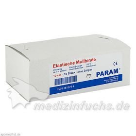 MULLBINDE ELAS 10CM O CELL, 10 ST – PZN 3855794 из Германии