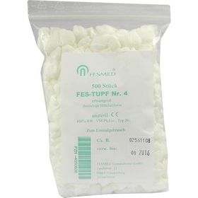 MULLTUPFER FES-TUPF NR.4 UNSTERIL 2LAGE 4X4CM, 500 ST – PZN 4050638 из Германии
